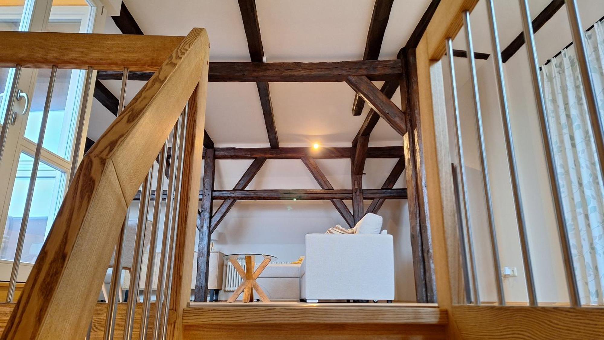 Stadtpalais Bellevue-Suite 3- Zimmer- Maisonettewohnung Mit Dachterrasse Maximal 4 Personen เบาท์เซน ภายนอก รูปภาพ